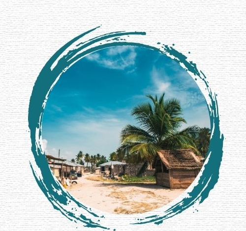 Lokalna wioska na Zanzibarze